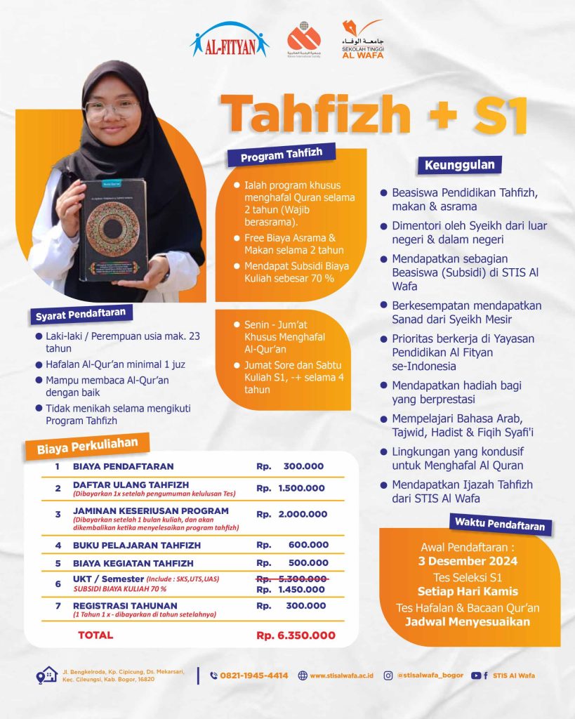 Kelas Reguler Tahfidz